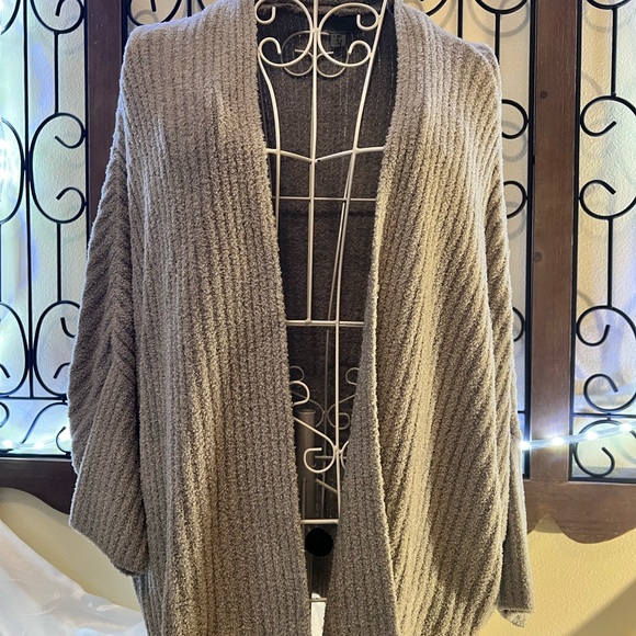 Barefoot Dreams Sweaters - Barefoot Dreams Cozy Ribbed Cardigan in Sage Green
